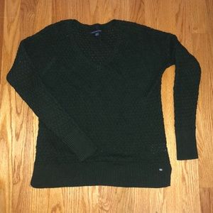 Green American eagle sweater